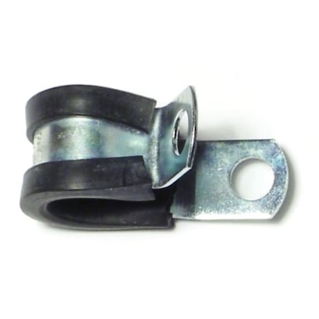 1/2 X 1/2 Rubber Cushioned Steel Support Clamps 10PK